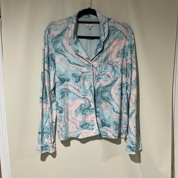 PJ Salvage Other - PJ. Salvage Women’s Button Up Long Sleeve Pajamas Top Size XL